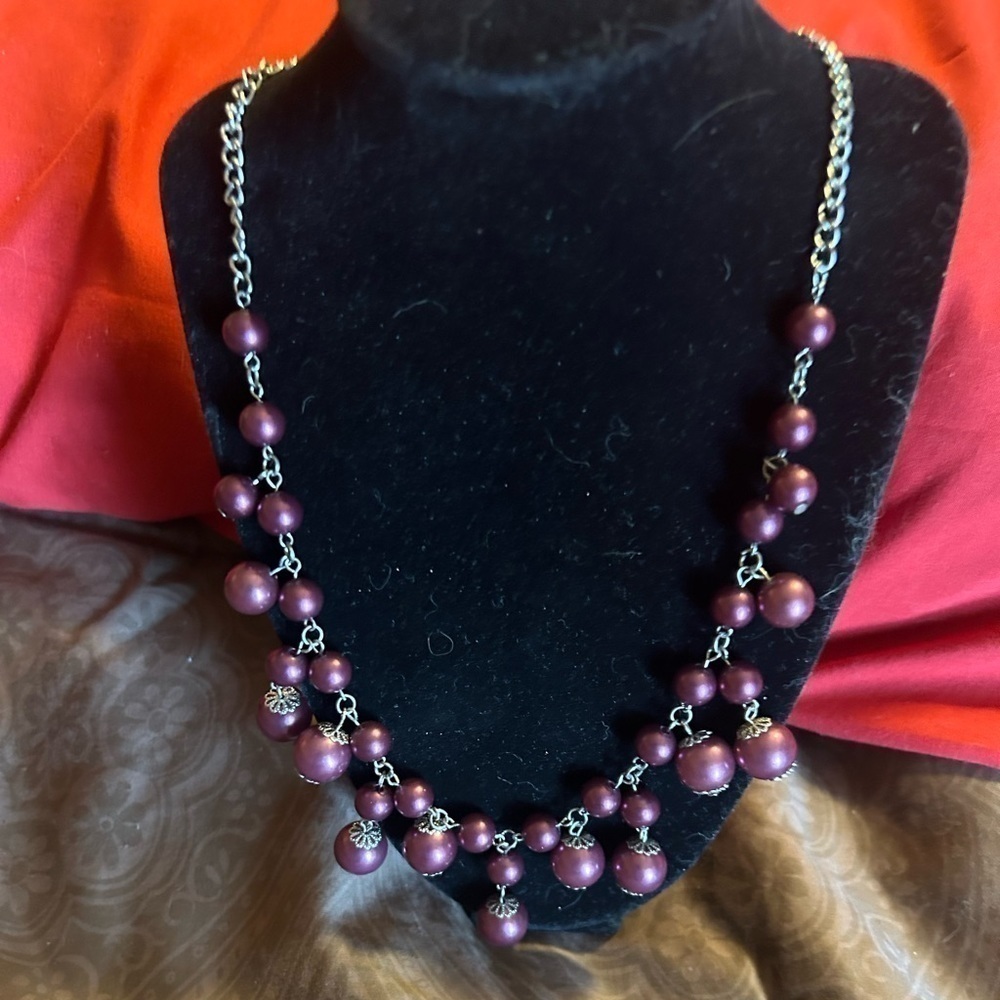 Paparazzi necklace and earrings set